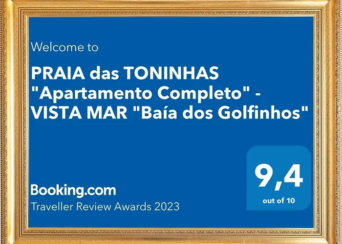 PRAIA das TONINHAS Apartamento Completo - VISTA MAR Baía dos Golfinhos